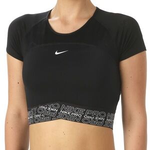 Nike Pro Training Cropped Mesh T-Shirt size XL